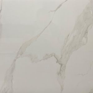 Buy cheap Carrara White Polished Glazed Ceramic Tiles 60x60cm from wholesalers