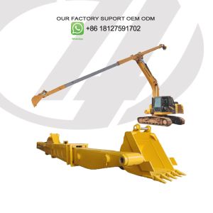 Backhoe Telescopic Dipper Arm For Komatsu Caterpillar CAT320D