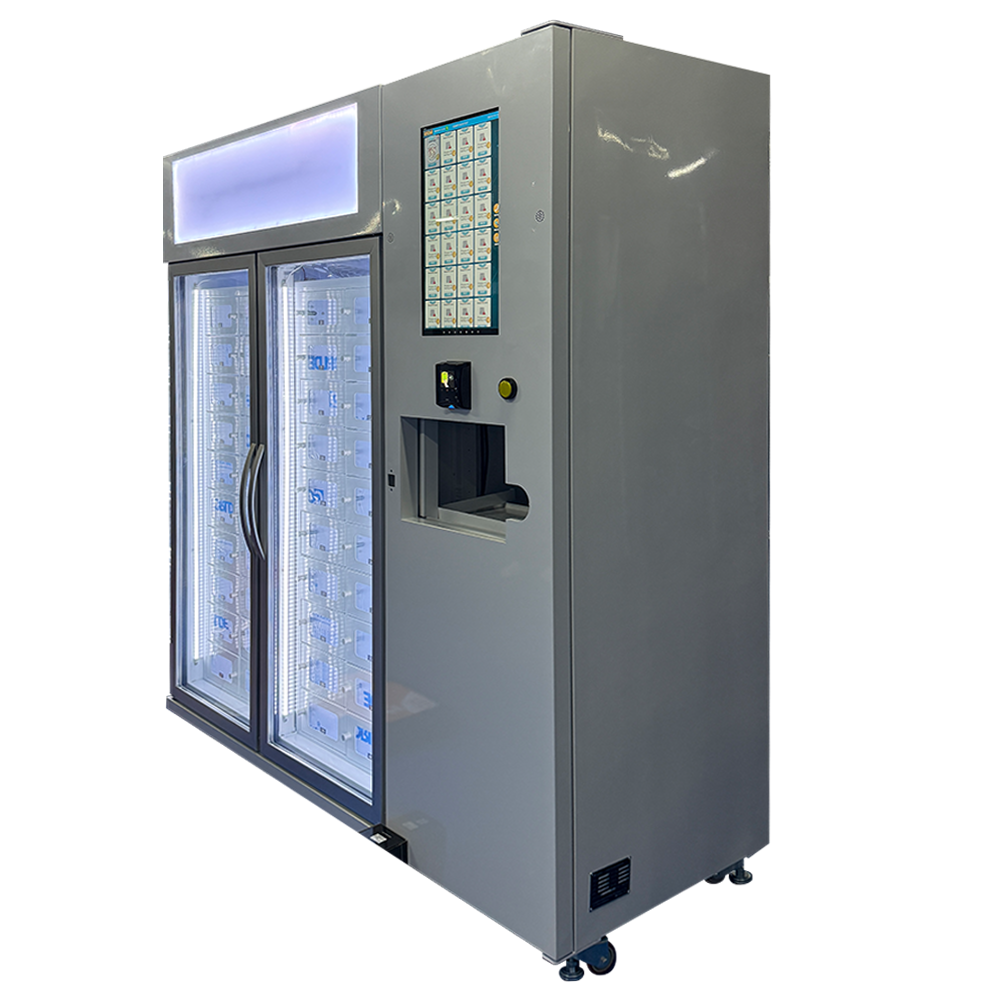 Buy cheap 40-Locker Frozen Food Vending Machine with -22℃ Refrigeration from wholesalers