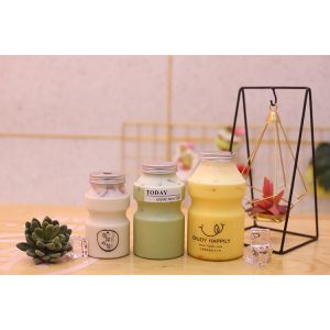 Buy cheap Medium Size Milk Tea Bottles with 250ml Capacity in Plastic Material from wholesalers