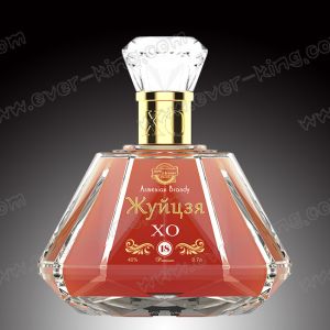 Buy cheap Custom Luxury Diamond Spirits Brandy Glass Bottle 700Ml from wholesalers
