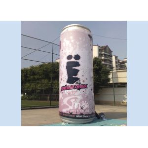 Buy cheap 6m High Giant Energy Drink Inflatable Can With Full Printing For Outdoor Advertising from wholesalers