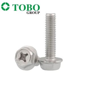 Buy cheap Bolt Screw Whole SS Stainless Inox DIN6921 Serrated Hexagon Head Flange Bolt Hex Washer Head Screws M8 M10 from wholesalers