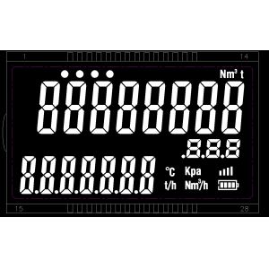 Buy cheap Customized Vehicle Controller Seven Segment Display Lcd TN from wholesalers
