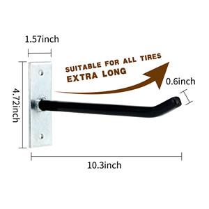 Buy cheap Single Tier Metal Garden Tool Rack with Garage Wall Tool Hangers and Utility Hooks from wholesalers