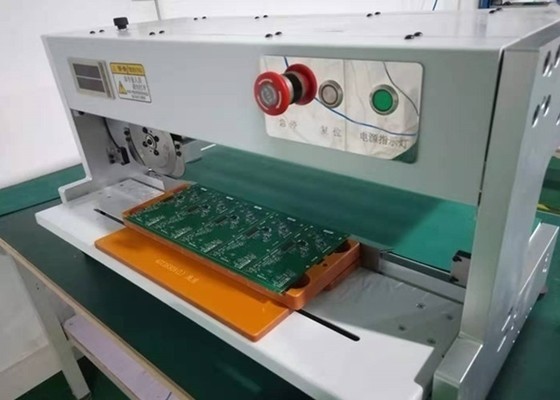 Buy cheap 500-800μM PCB Depaneling Equipment Low Force Stress Moving Circular Blade AC 110/220V HS-203 from wholesalers