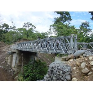 Buy cheap Cable Stayed Steel Girder Bailey Bridge With High Performance from wholesalers