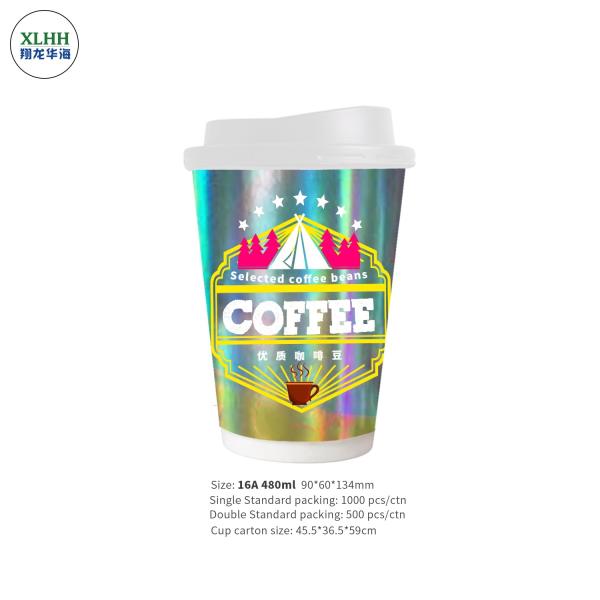 Quality Disposable 10Oz Double Wall Paper Cup For Hot Drinks for sale