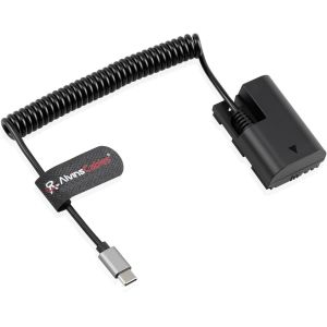 Buy cheap Alvin's Cables USB-C Type-c to LP-E6P Dummy Battery Power Coiled Cable for Canon EOS R5 Mark ll/ R5/ R6 Mark ll/ R6/ R7/ R Camera from wholesalers