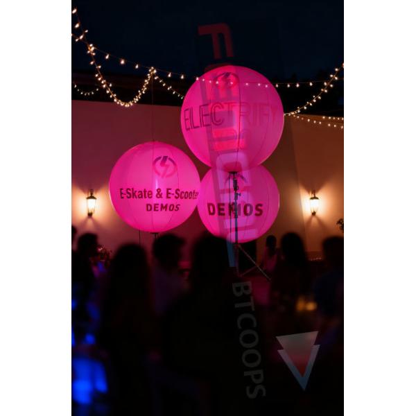 Decoration Inflatable Lighting Ball 400W RGB White Light w/DMX512 Ideal Balloon