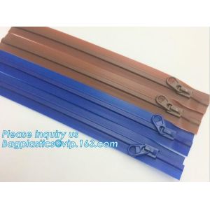 nylon open-end waterproof zipper with thumb puller, airtight PVC/ TPU nylon