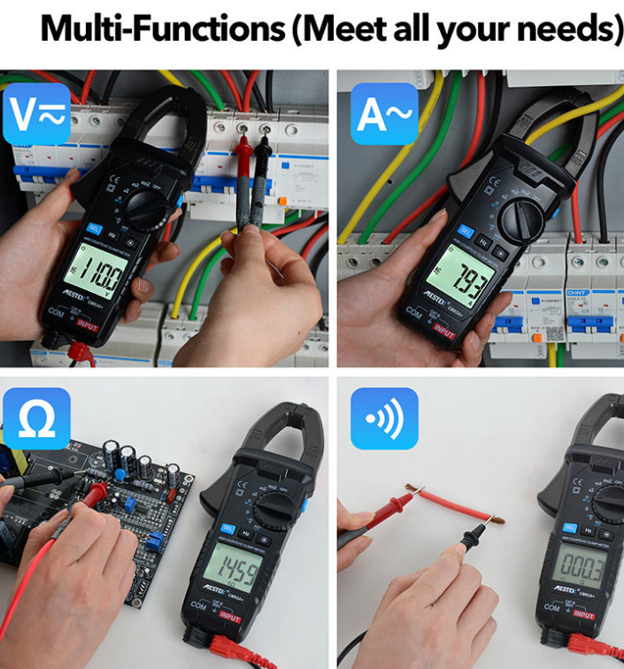 Buy cheap AC current Digital Clamp Meter 600A CM83A+ Digital Clamp Meter Automatic Range True RMS High Precision Clamp Meters from wholesalers