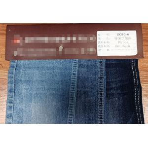 China Soft Blue Stretchable Jeans Material Solid Pattern Customization 19310-6 on sale