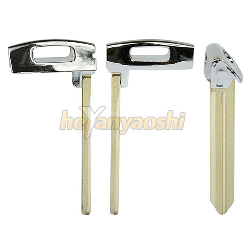 Small Size Kia Prox Emergency Car Key Copper Smart Remote Shell No Logo 81996