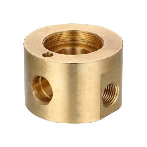 China CNC Brass Bronze Copper Machined Parts Conductivity 0.01mm Tolerance on sale