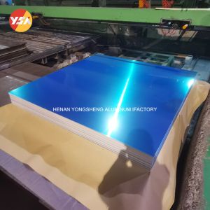 Buy cheap 0.5 / 2.0 / 1.25 / 1.6 / 2.5mm 1050 5052 H14 H32 Temper One Side Blue PVC Aluminum Sheet from wholesalers