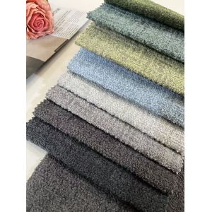 Buy cheap 380GSM 100% Polyester Knitted Velvet Sofa Fabric with 142CM Width and 50M Roll Length from wholesalers