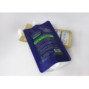 Buy cheap 70um Thickness Plastic Spout Top On Liquid Spout Bags Laminated Aluminum Material from wholesalers