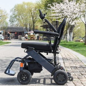 Electric Disabled Mobility Collapsible Wheelchairs 6km/H