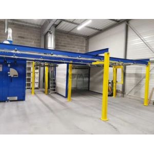 Buy cheap Aluminum Profile Powder Coating Spray Booth , Manual Powder Coating Booth from wholesalers