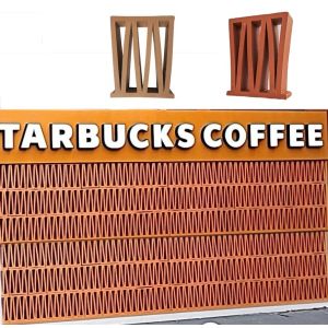 Buy cheap Matt Surface Sintered Technique Decorative Brick Wall Blocks For Ventilation In Cafe And Chinese Restaurant Interior Design from wholesalers