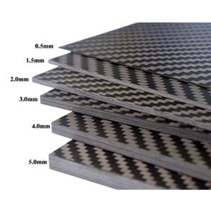 Buy cheap 3K Matte Weave Carbon Fiber Plate With 0.5mm Thickness from wholesalers