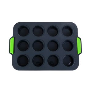Buy cheap Dishwasher Safe 12 Cup Regular Muffin Silicone Cake Molds from wholesalers