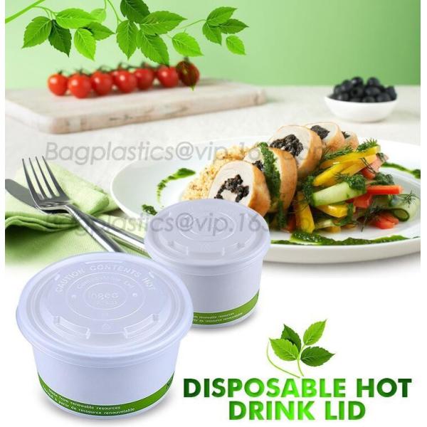 PLA compostable lids, BPI certificated compostable coffee cup lid made in China,