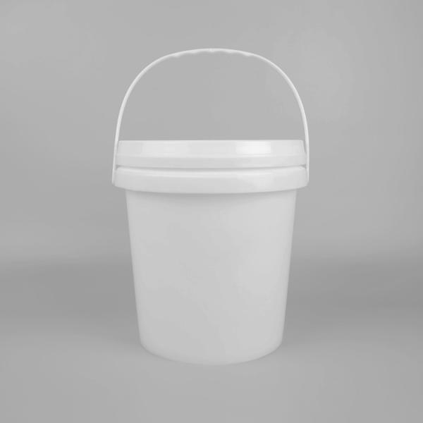 Quality 18L Plastic Paint Bucket with Lid and Handle for sale