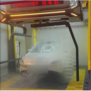 Buy cheap Hot dip Galvanized and Stainless steel Brushless Modern 360 Fully Automatic Auto Car Wash Machine Automatic Tunnel Touchless 2022 from wholesalers