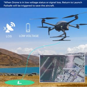 HXN1-R Payload 7KG 80min Rotary Wing Drone 15kg Take Off Weight Security