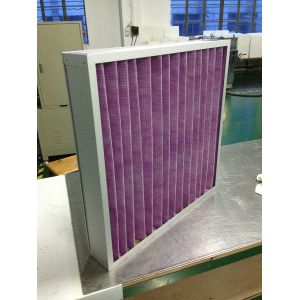 Medium Efficiency Folding Panel Factory Air Filter For Electronic Precise