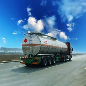 Carry Palm Oil Insulated Tanker Trailers 3 Axles 43500L 28t