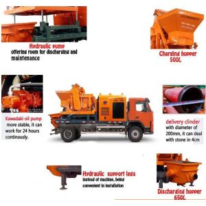 Buy cheap 30m3/H 8Mpa Truck Mounted Diesel Concrete Mixer Pump from wholesalers