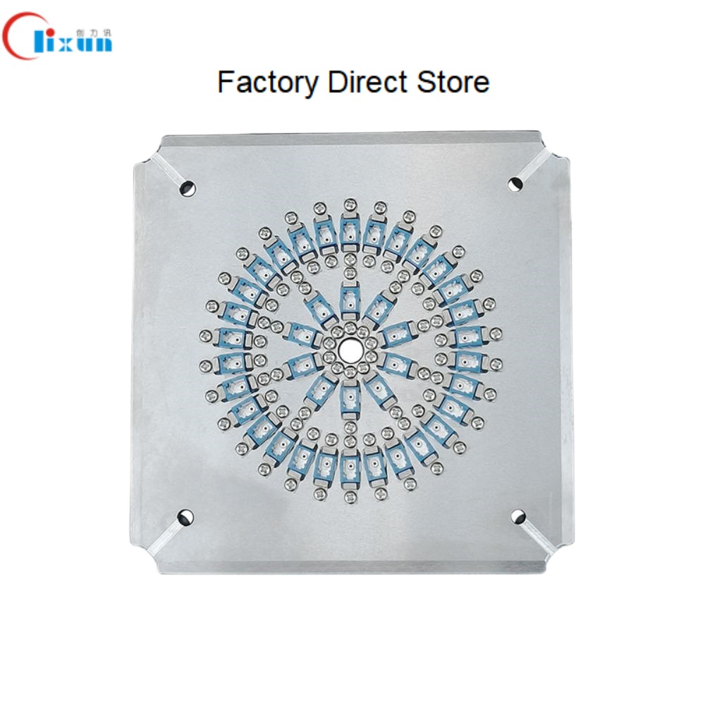 LC UPC Polishing Fixture with 1.5kg Weight 174mmx174mmx5.1mm Dimensions and 1