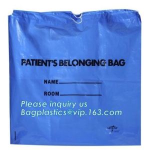 Biodegradable draw string pe bag logo printed poly pouch drawstring bags