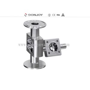 Forging Body Sanitary Diaphragm Valve , Mini type multi-port diaphragm valve