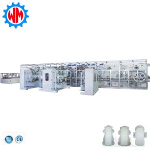 Buy cheap Full Servo Sanitary Napkin Production Line WM-ASN12 Automatic Fluff Pulp from wholesalers