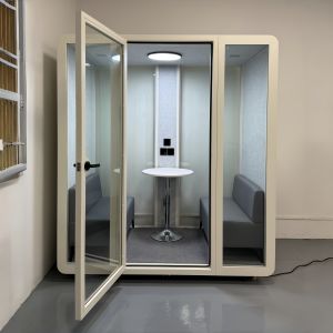 Buy cheap K212 Portable Soundproof Phone Booth with 35±5dB Sound Insulation and 7-Layer Acoustic Structure for Office Pod from wholesalers