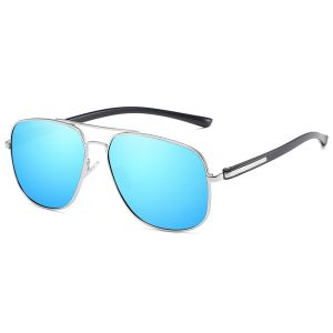 Unique Trending Uv400 Polarized Sunglasses BSCI Square Ocean Lens