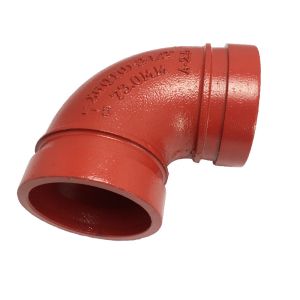 Buy cheap Fire Fighting Ductile Iron Pipe Fittings Grooved 90 Degree Elbow from wholesalers