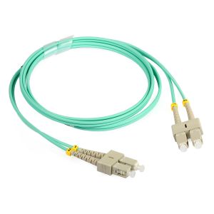 Buy cheap DSC- DSC OM3 Duplex fiber optic patchcord LSZH jacket 2.0mm for fiber access network from wholesalers