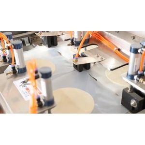 Buy cheap Paratha Pre Pack Laminating Machine Scallion Pancake With Film Covering Machine from wholesalers