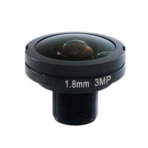 Buy cheap 1/1.8" 1.8mm 3Megapixel M12x0.5 mount 185degree Fisheye Lens for 1/1.8" 1/2.7" 1/3.6" sensors from wholesalers
