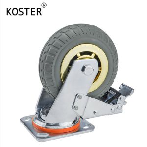 Buy cheap Heavy Duty Golden Castor Wheel with Lock 6inch 6mm 300kg US 10/Piece 1 Piece Min.Order from wholesalers
