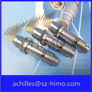 Buy cheap ip50 circular lemo replacement connector wit pcb contact pin from wholesalers
