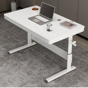 Buy cheap Electric Height Adjustable Wooden Glass Stand Up Desk for Gaming Work Home Office from wholesalers