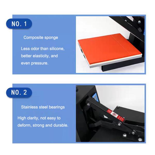 38*38cm/40*60cm Working Size Flat Heat Press Machine for T-Shirt Printing and Cloth Pressing in Manufacturing Plant