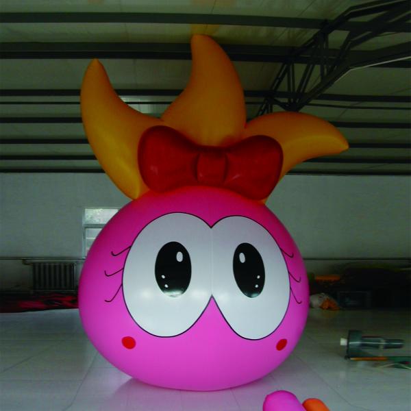 Buy cheap Inflatable 3D cartoon inflatable doll custom PVC logo from wholesalers