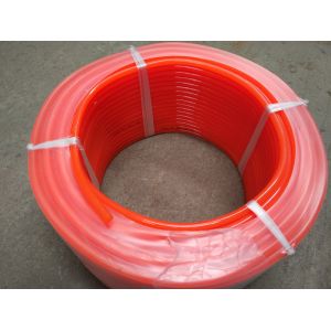 Pu Cord Polyurethane O Ring Cord Round Belt Rough Smooth Orange Color For